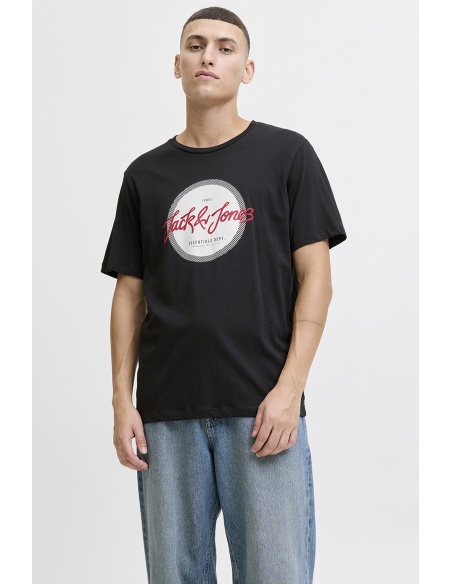 JACKandJONES  BLACK T-SHIRTS MC