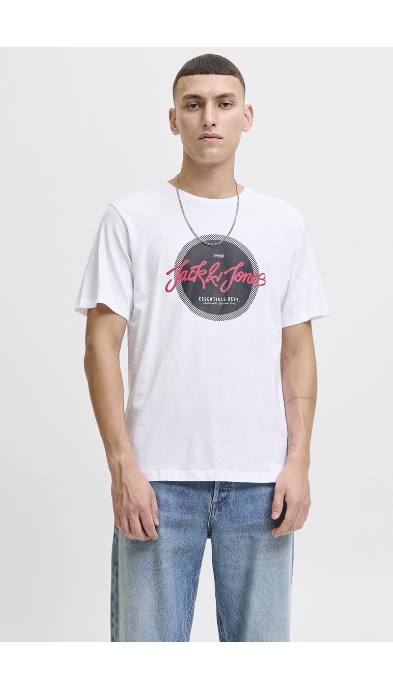 JACKandJONES  WHITE T-SHIRTS MC