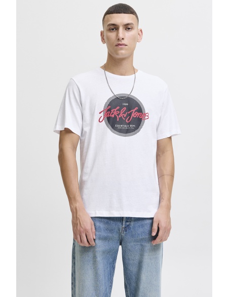 JACKandJONES  WHITE T-SHIRTS MC