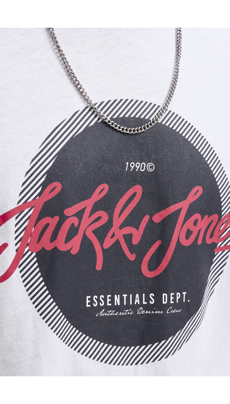 JACKandJONES  WHITE T-SHIRTS MC