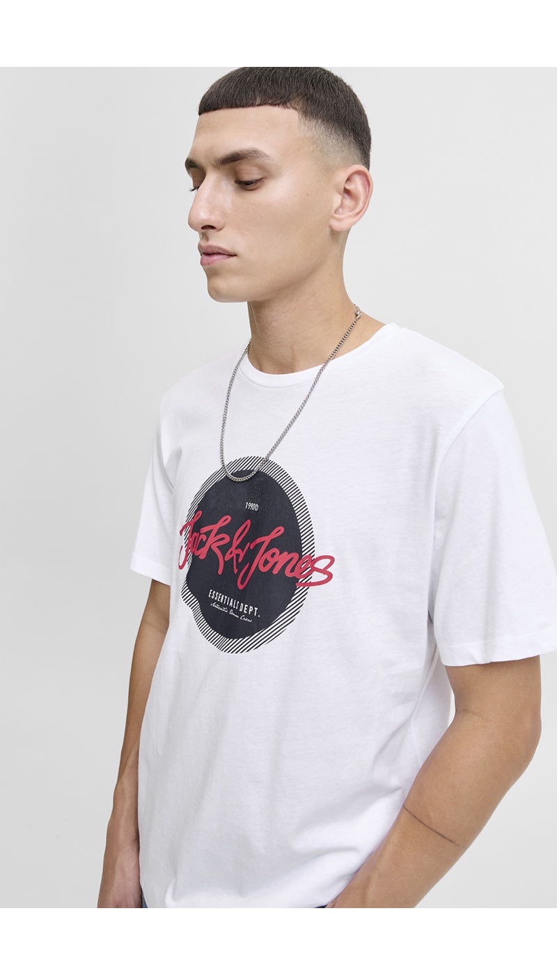 JACKandJONES  WHITE T-SHIRTS MC