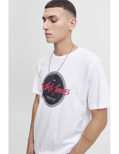 JACKandJONES  WHITE T-SHIRTS MC