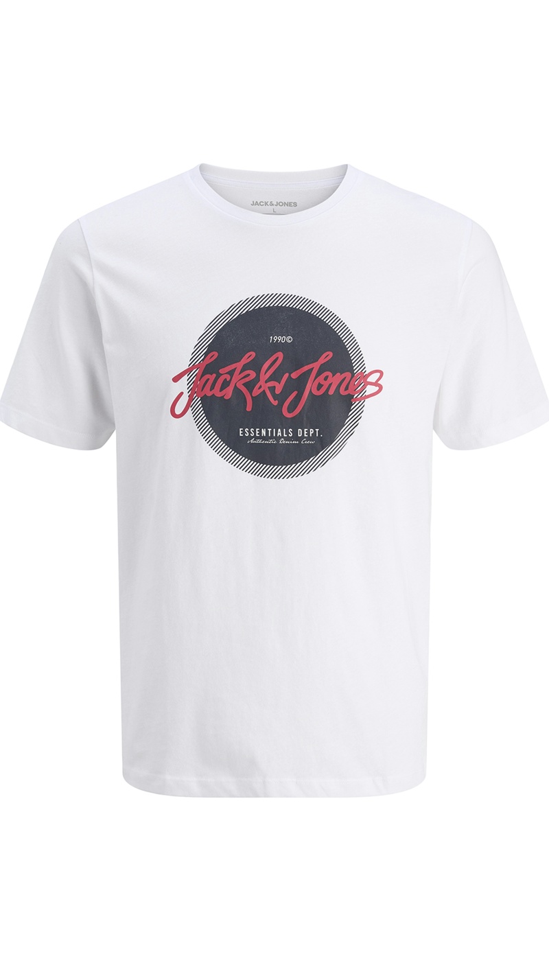 JACKandJONES  WHITE T-SHIRTS MC