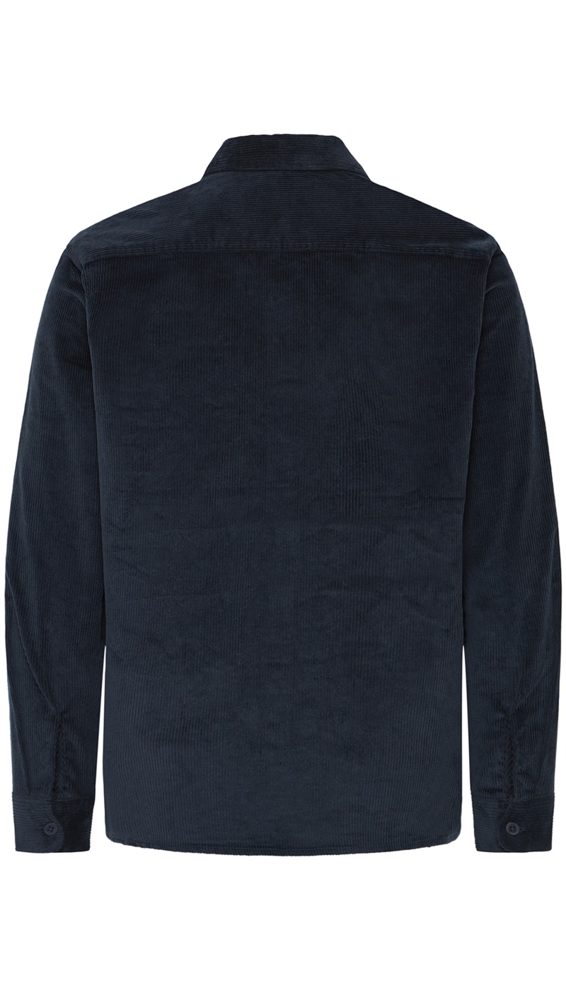 BHDICH Navy Ribbed Shirt BLEND - 7 | TOPS
