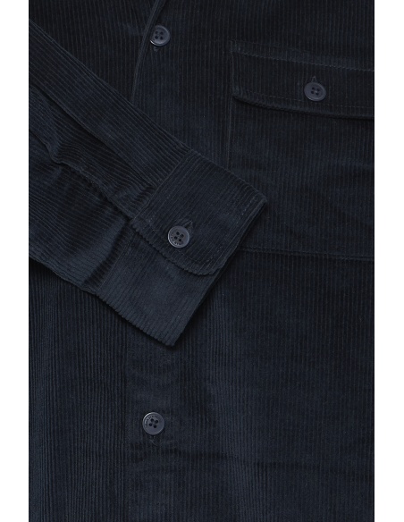 Maglia a coste blu navy BHDICH BLEND - 5 | TOP