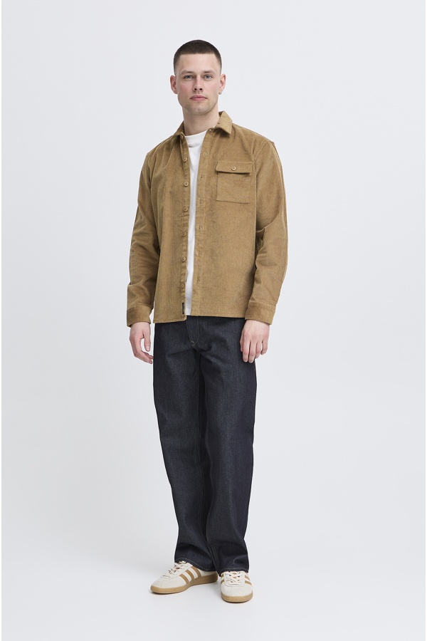 BHDICH Camel Ribbed Shirt BLEND - 1 | TOPS