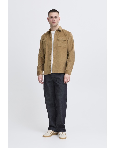 BHDICH Camel Ribbed Shirt BLEND - 1 | TOPS