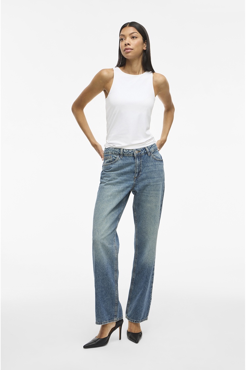 VILA A/S MEDIUM BLUE JEANS