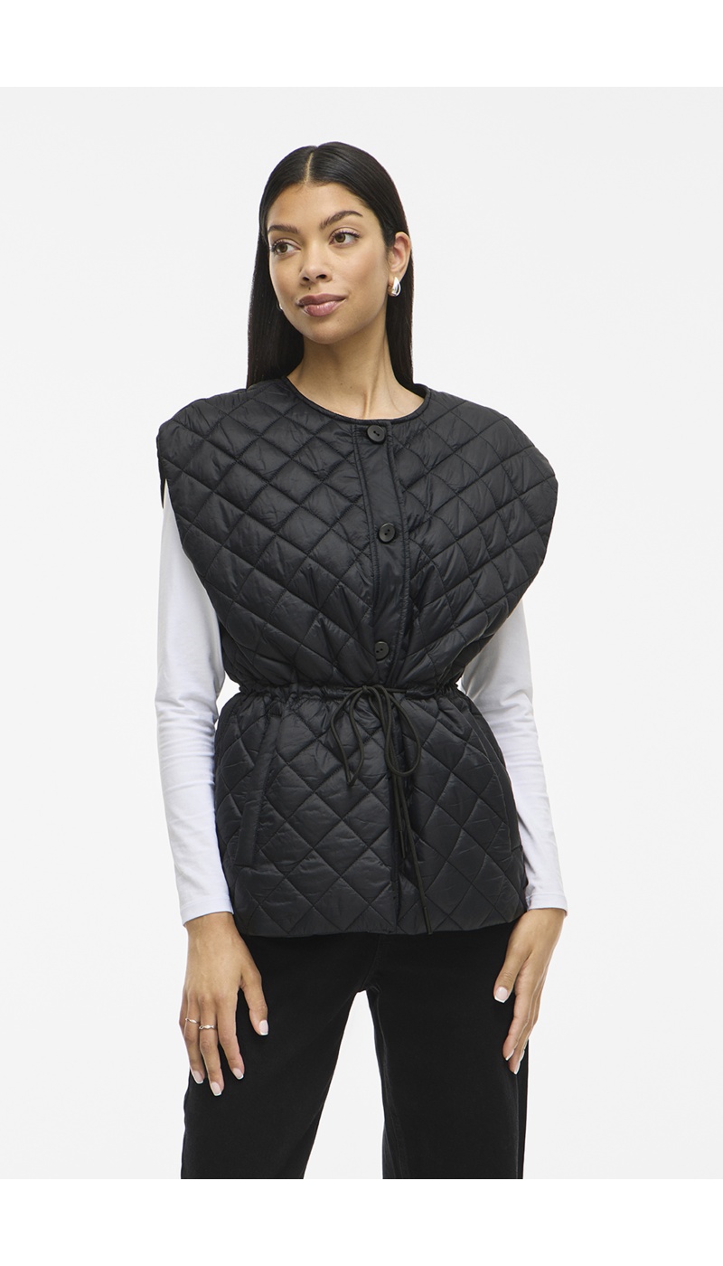 Veste Matelassée Noire VIBENJI