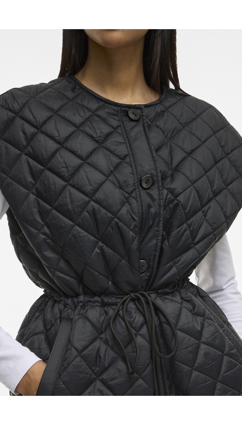 Veste Matelassée Noire VIBENJI