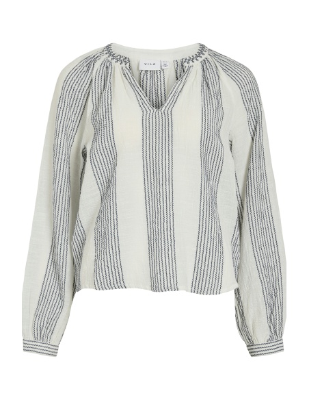 Blouse Rayure Ecru VIZOFFE