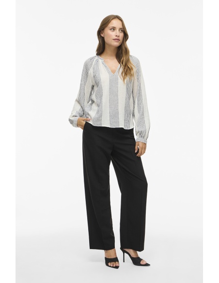 Blouse Rayure Ecru VIZOFFE