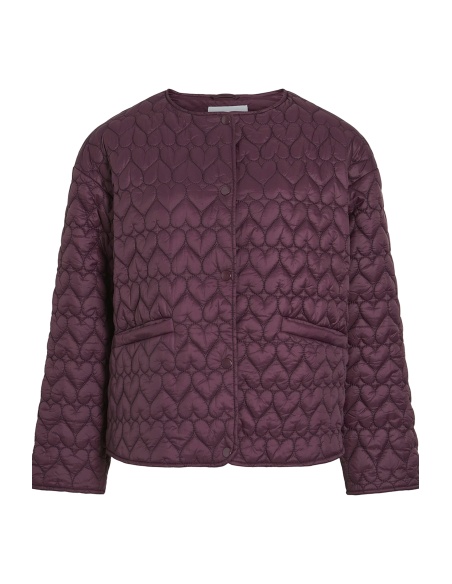 Veste Cœur Prune VISILLA