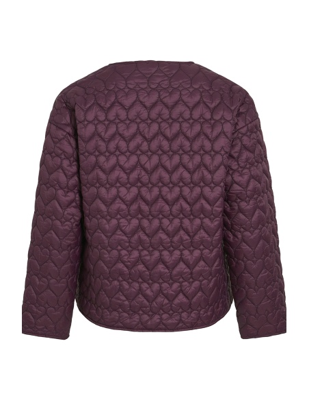 Veste Cœur Prune VISILLA