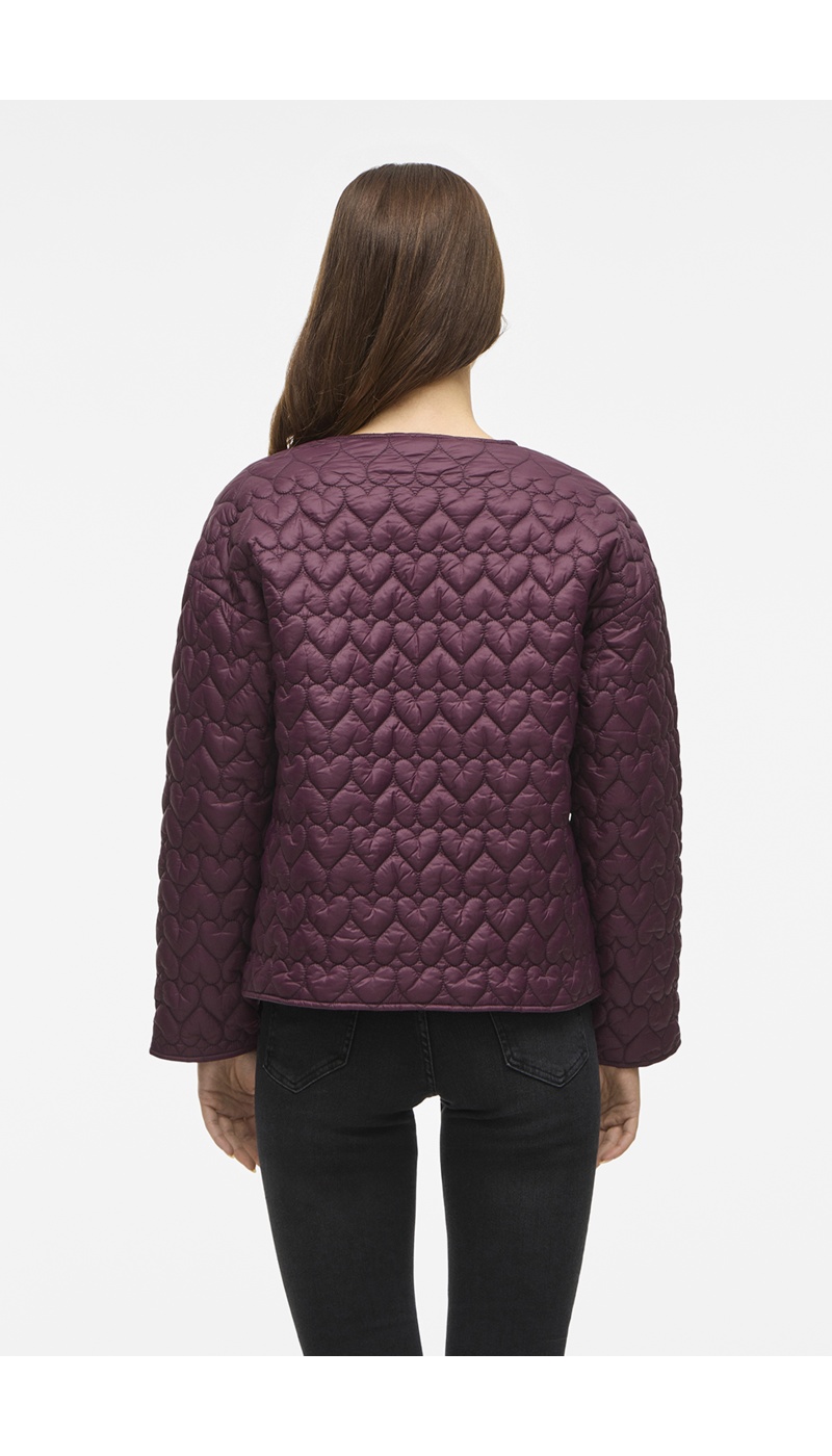 Veste Cœur Prune VISILLA