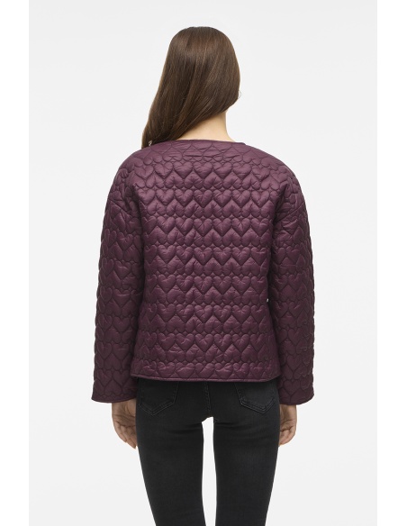 Veste Cœur Prune VISILLA