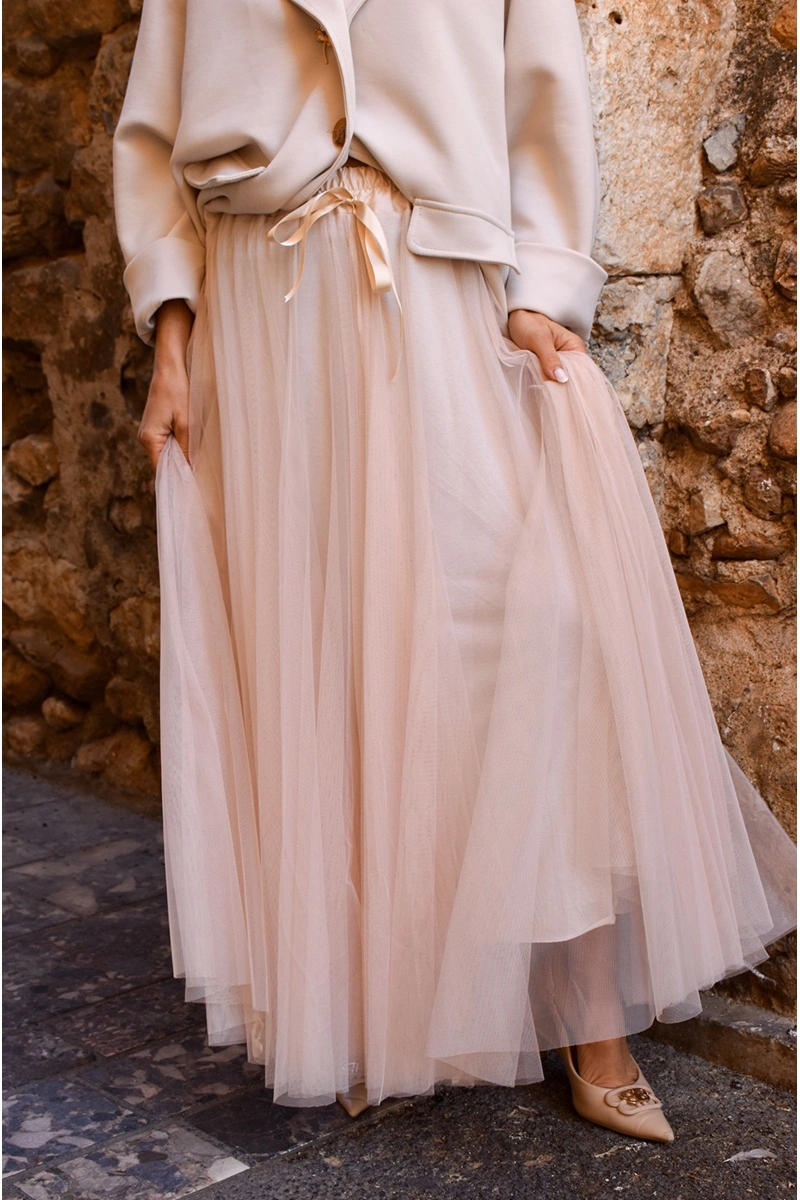 Jupe Tulle Ecrue EVY 2