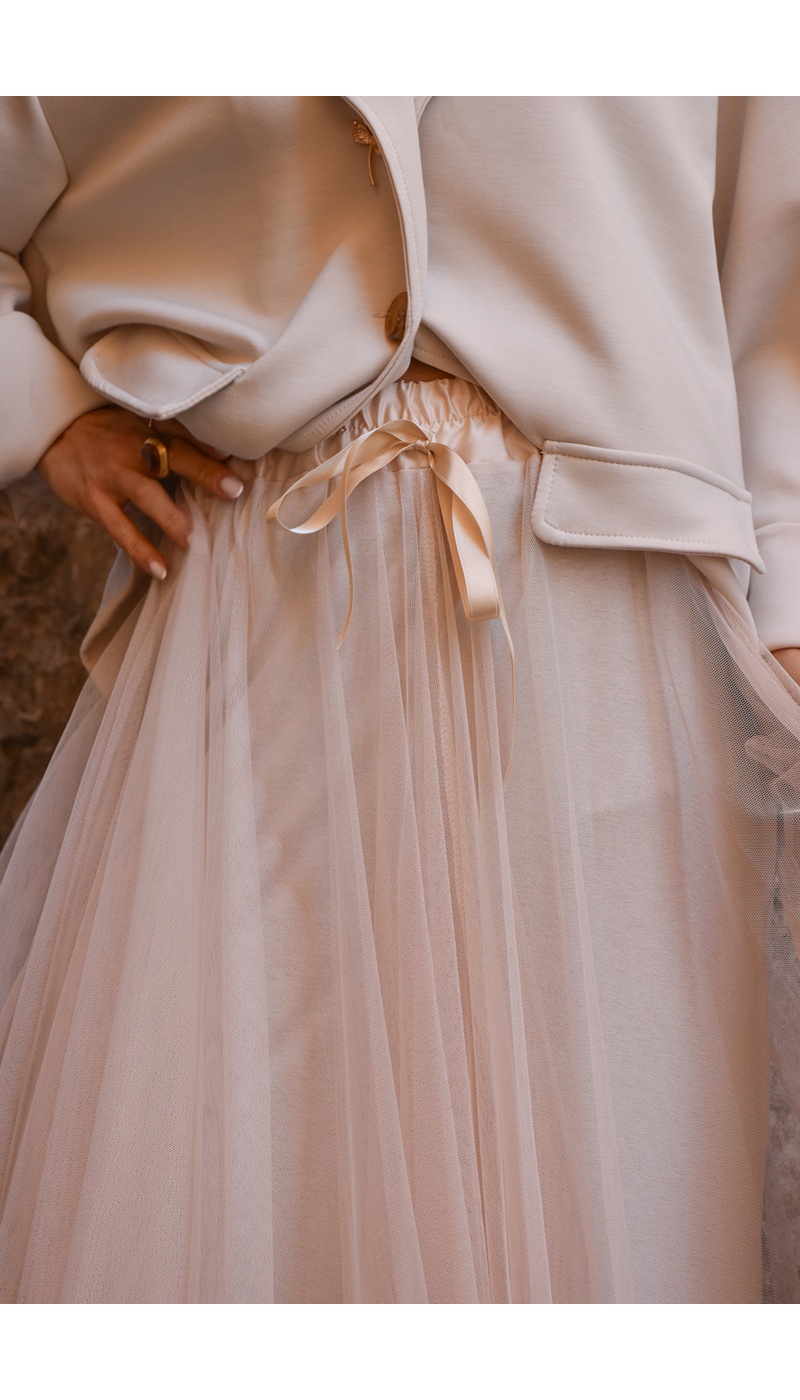 Jupe Tulle Ecrue EVY
