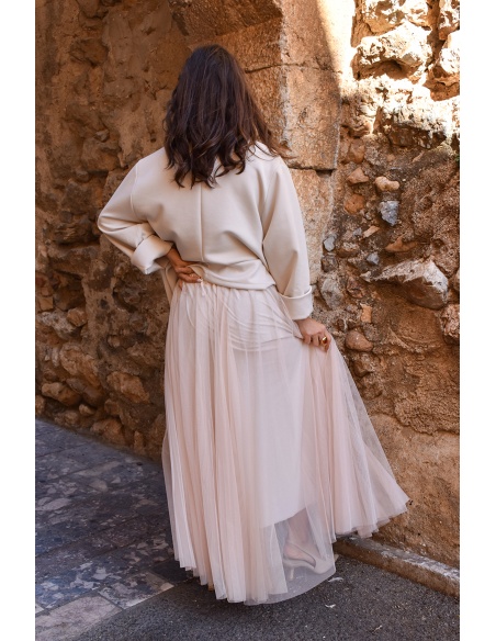 minth srl TULLE ECRU JUPES FEMME