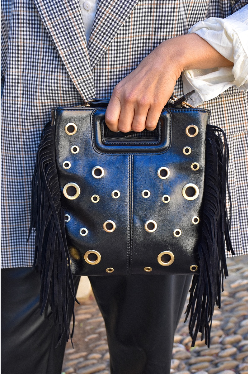 PODIUM CLOUTE NOIR SAC FEMME