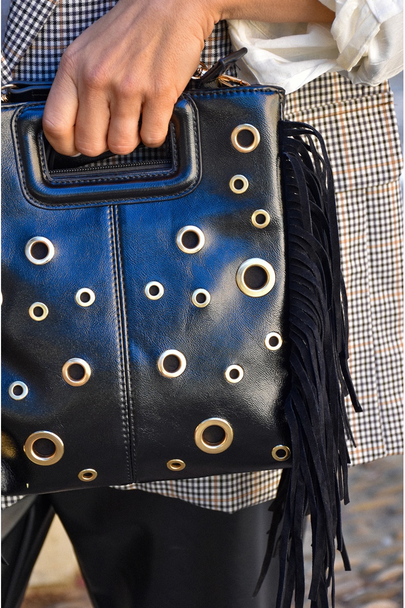 Sac Clouté Noir JULIETTE 2