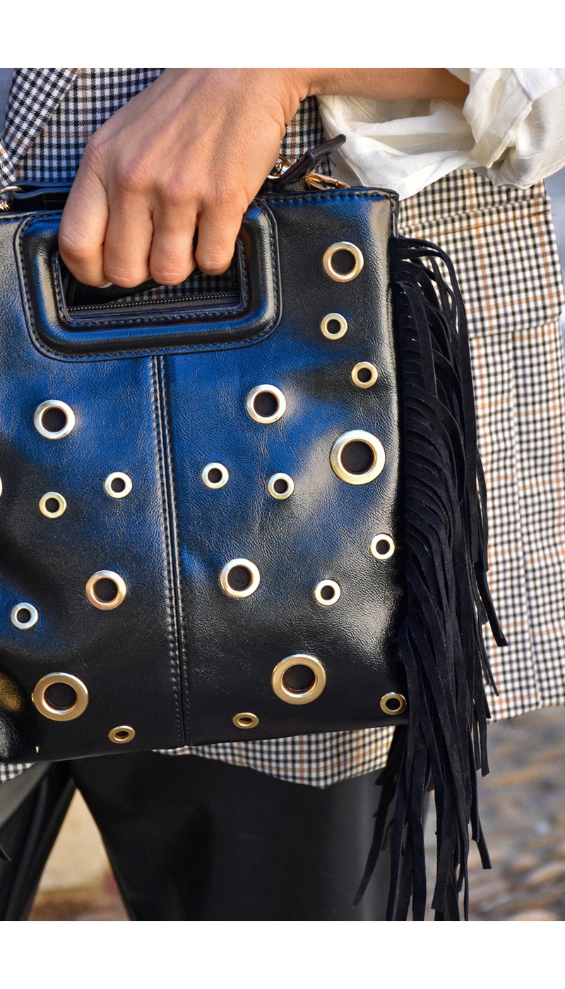 PODIUM CLOUTE NOIR SAC FEMME