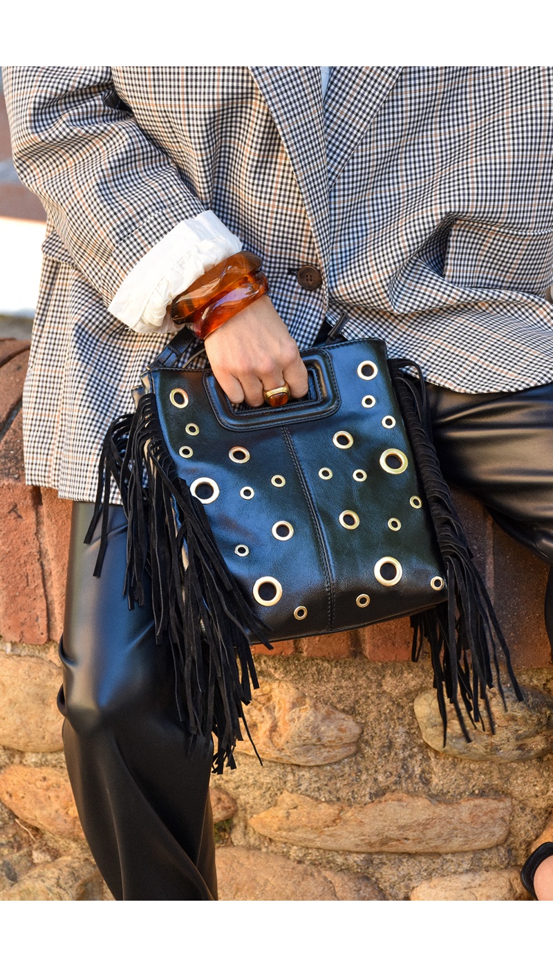 PODIUM CLOUTE NOIR SAC FEMME