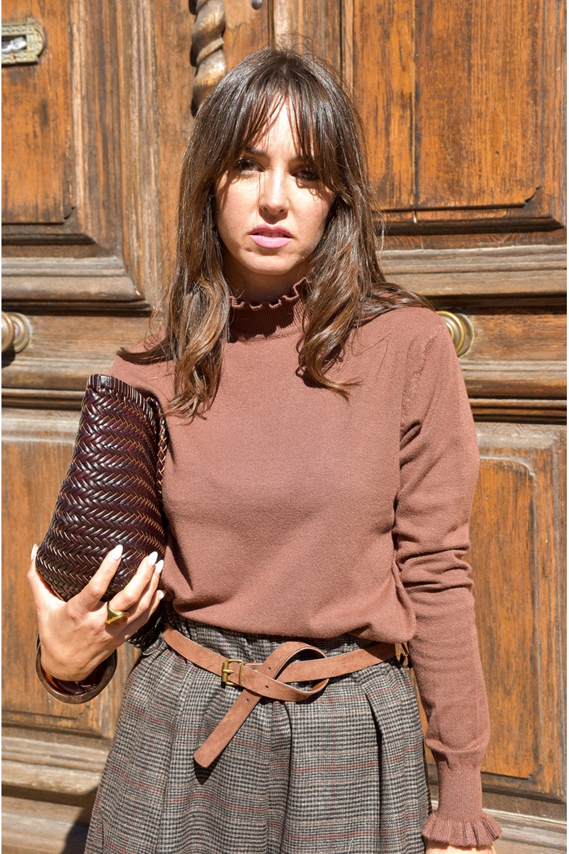 Pull Maille Camel ALBANE