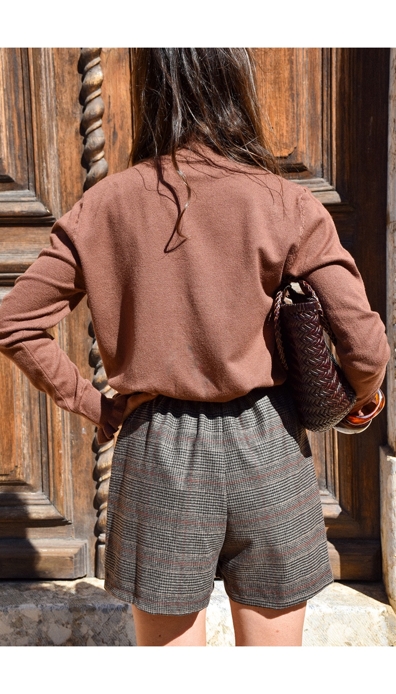 ALLEN and JO COL RO CAMEL PULL FEMME