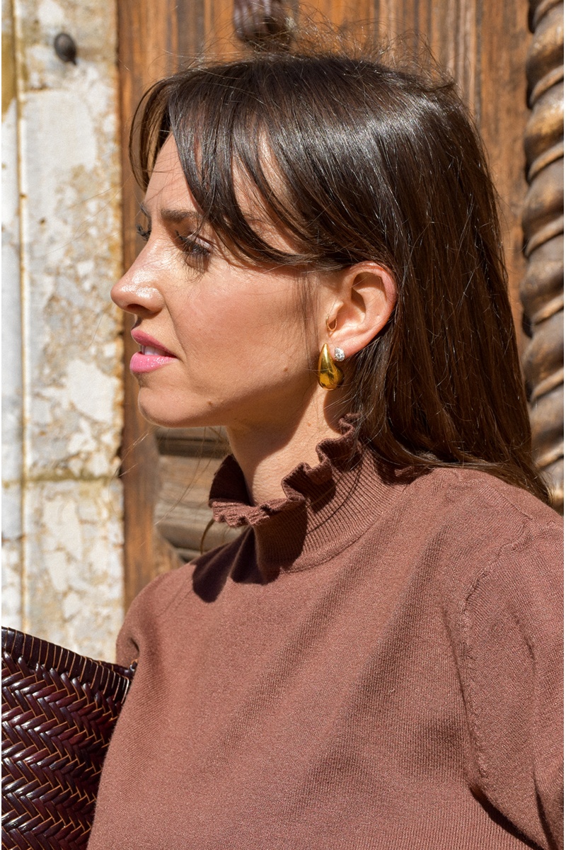 pretty baby GOUTE DORE BOUCLES D'OREILLES 2