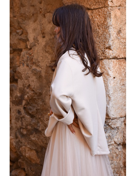 L.3 DI LEI LIANGLIANG  ECRU VESTES FEMME