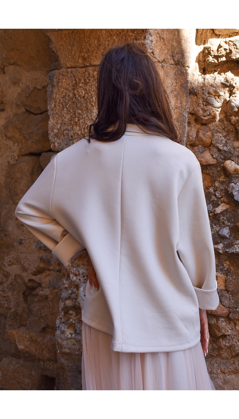 L.3 DI LEI LIANGLIANG  ECRU VESTES FEMME