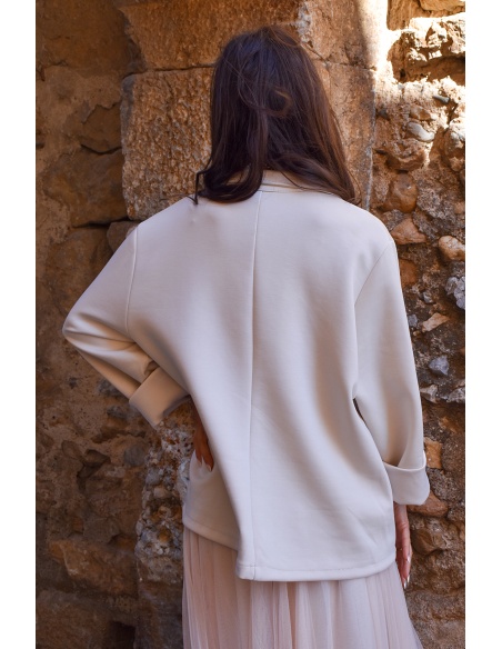 L.3 DI LEI LIANGLIANG  ECRU VESTES FEMME