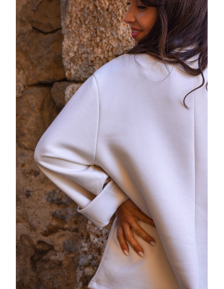 L.3 DI LEI LIANGLIANG  ECRU VESTES FEMME