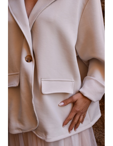 L.3 DI LEI LIANGLIANG  ECRU VESTES FEMME