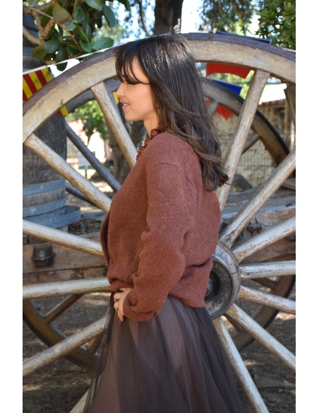 Pull Maille Rouille LOUISE