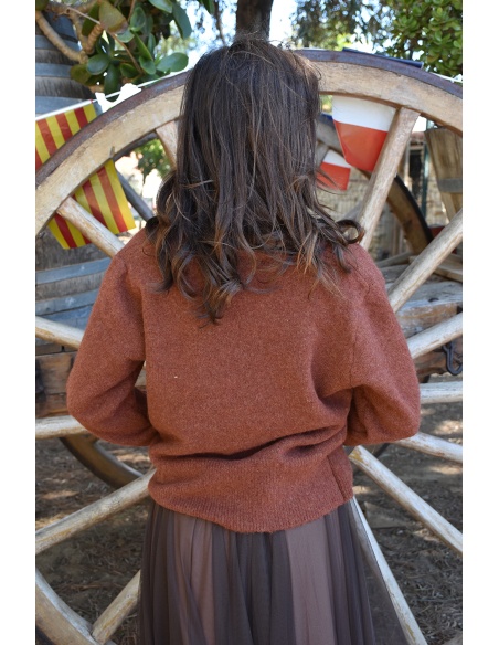 Pull Maille Rouille LOUISE