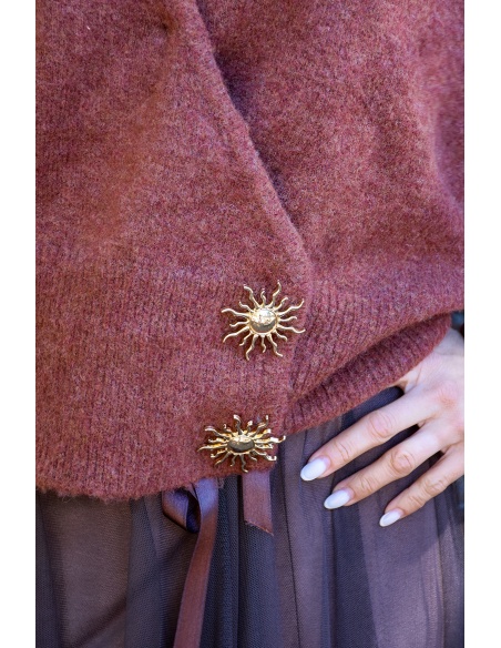 Pull Maille Rouille LOUISE