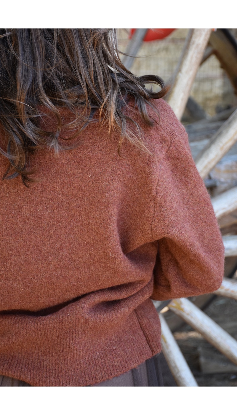 Pull Maille Rouille LOUISE