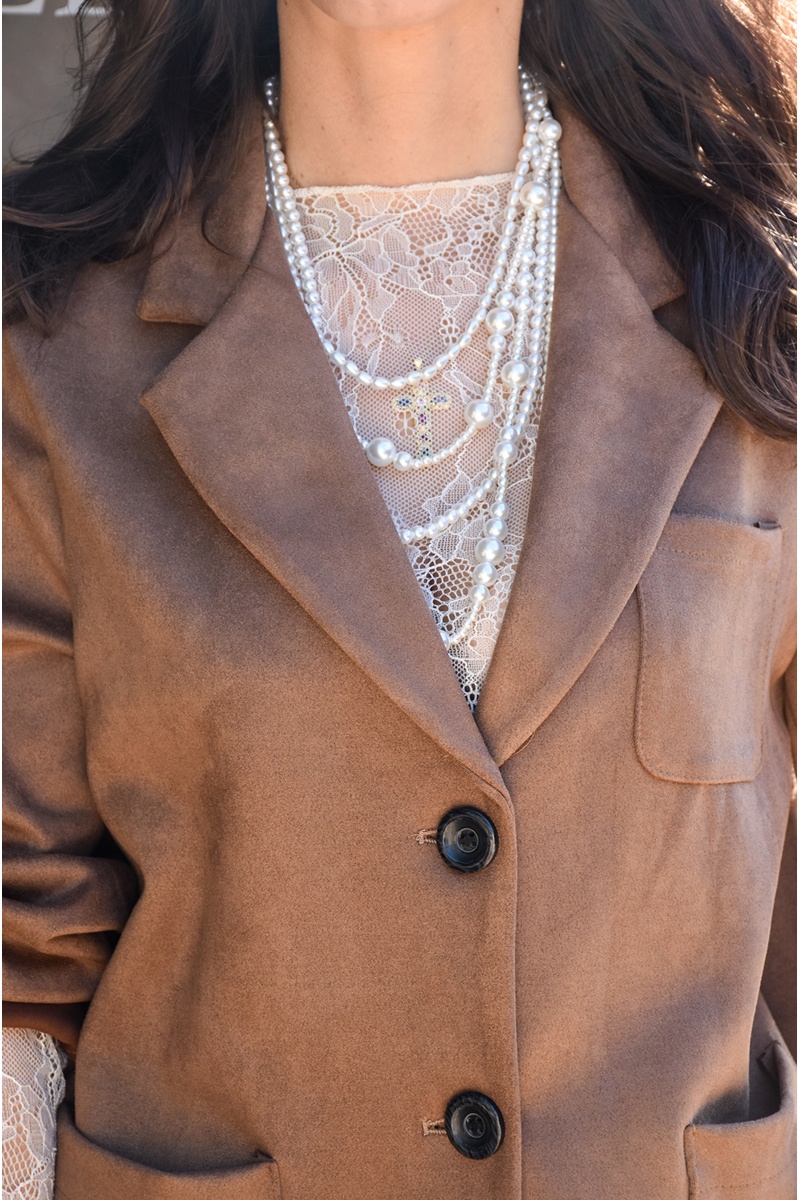 mia complementos bcn PERLE BLANC COLLIERS