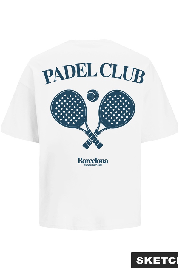 JORCPH Weißes Padel-T-Shirt Jack&Jones - 1 | TOPS 2