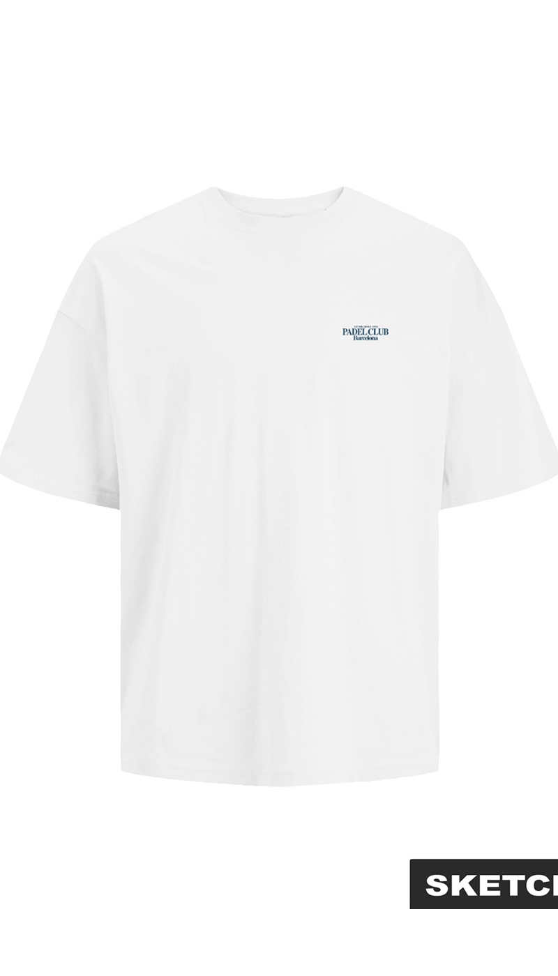 Camiseta blanca de Padel de JORCPH Jack&Jones - 1 | TOPS