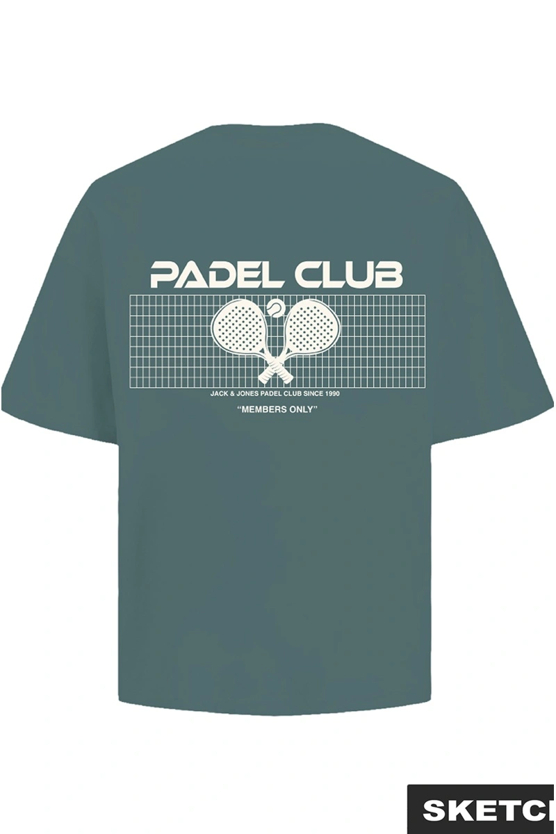 Tee Shirt Padel Turquoise JORCPH 2