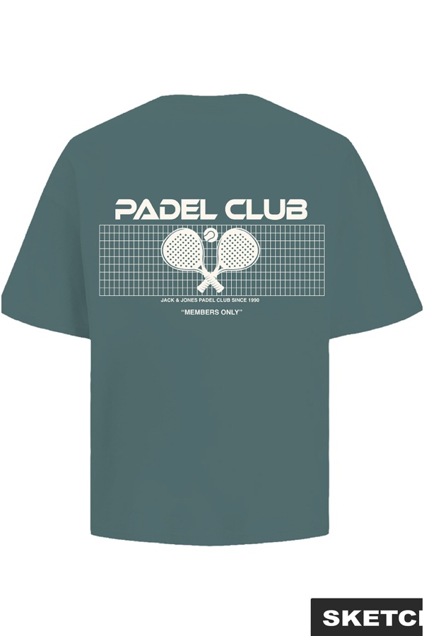 JORCPH Turquoise Padel T-Shirt Jack&Jones - 1 | TOPS 2