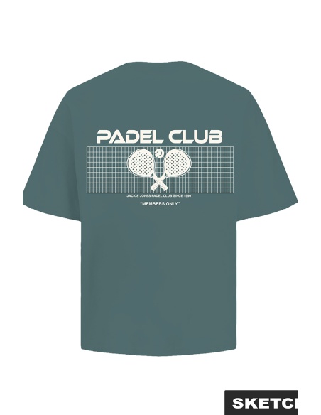 JORCPH Turquoise Padel T-Shirt Jack&Jones - 2 | TOPS