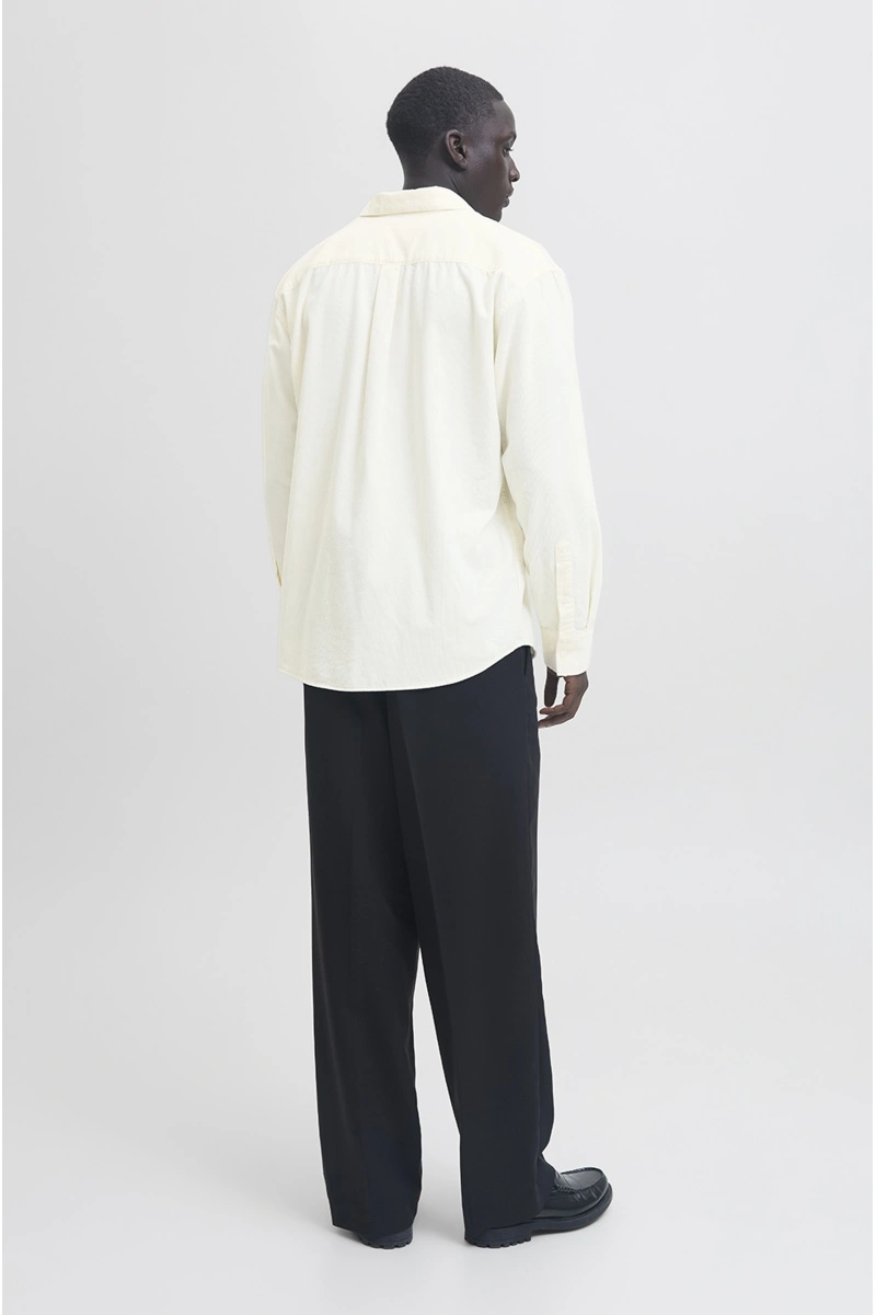 Chemise Côtelé Ecru JPRCCASCOT 2