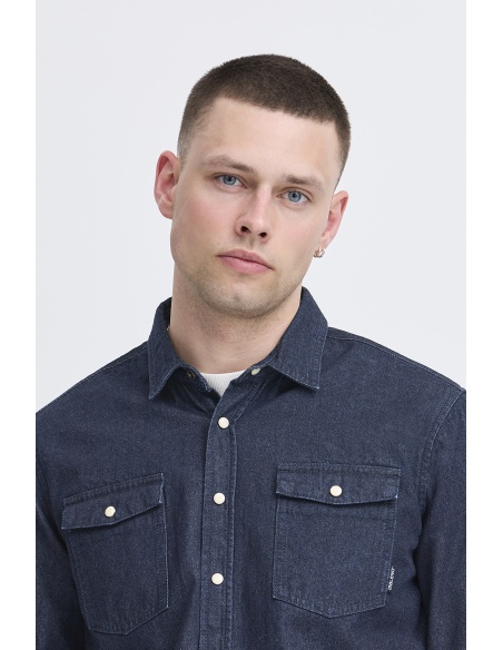 BHDARGO Roh-Denim-Shirt BLEND - 4 | TOPS