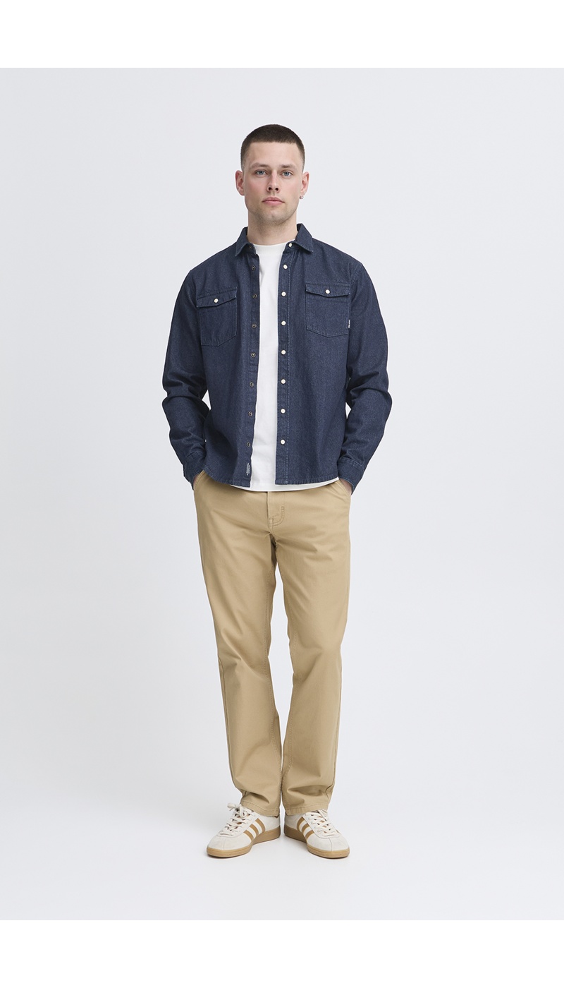 BHDARGO Roh-Denim-Shirt BLEND - 1 | TOPS