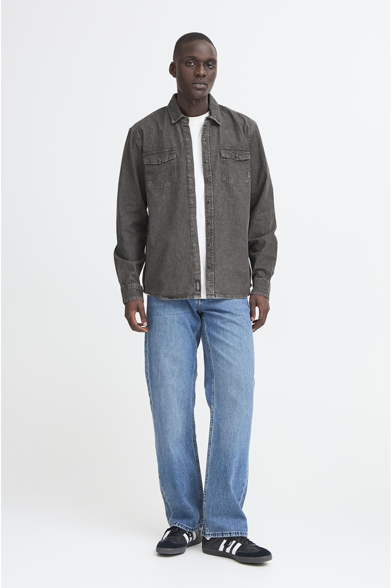 Chemise Denim Grise BHDARGO