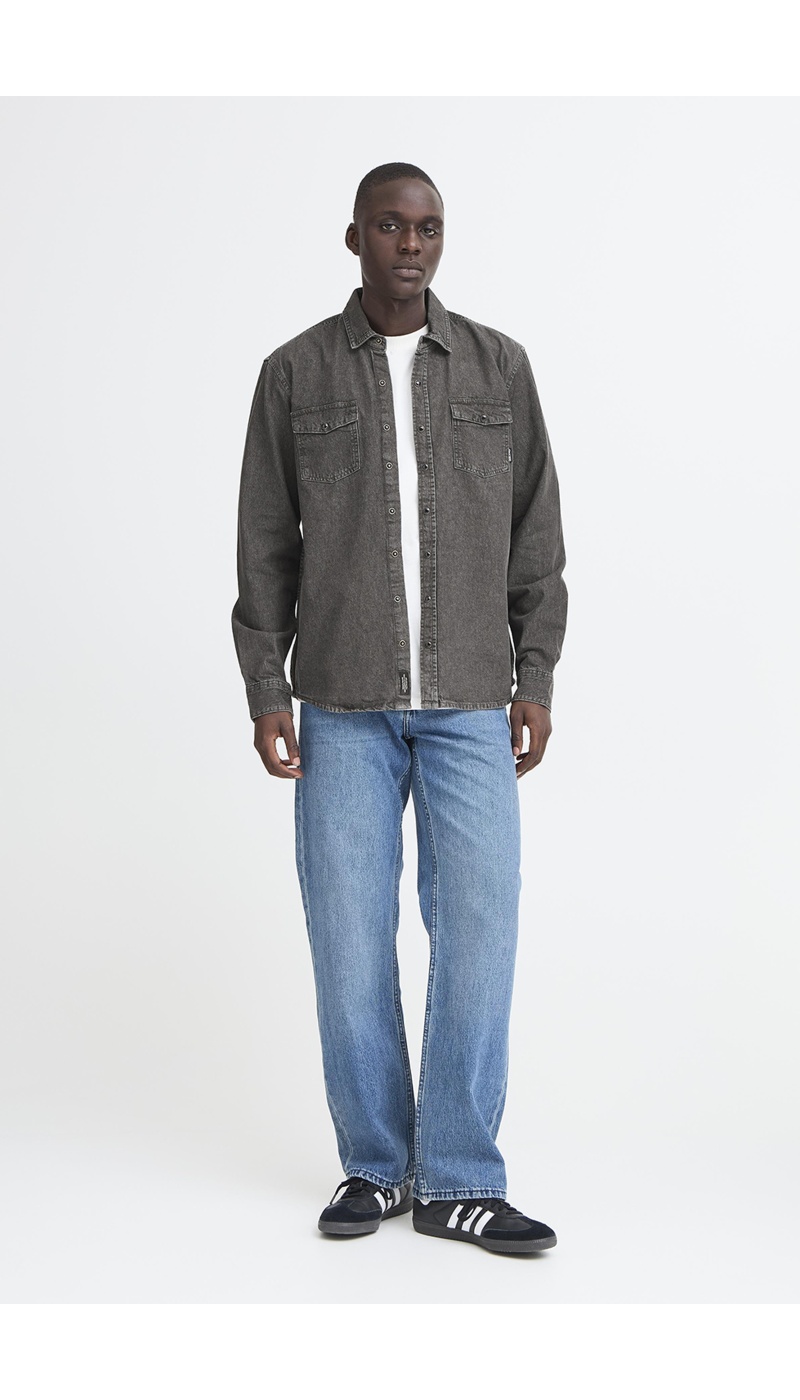 Camisa Jeans Cinza BHDARGO BLEND - 1 | TOPS